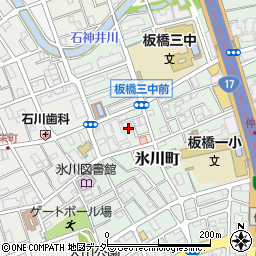 東京都板橋区氷川町25周辺の地図