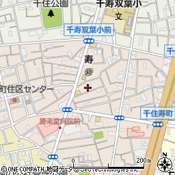東京都足立区千住寿町23周辺の地図