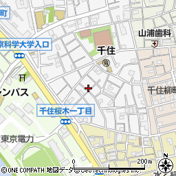 東京都足立区千住元町11周辺の地図