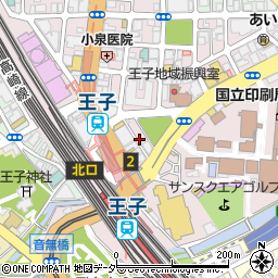 東京都北区王子1丁目8周辺の地図