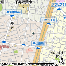 東京都足立区千住寿町36周辺の地図
