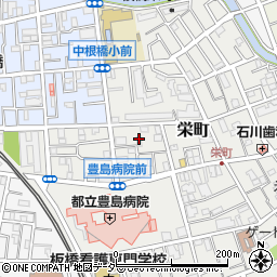 東京都板橋区栄町29周辺の地図