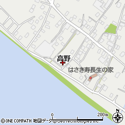 茨城県神栖市波崎（高野）周辺の地図