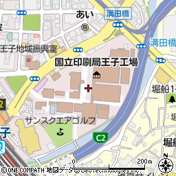 東京都北区王子1丁目6周辺の地図