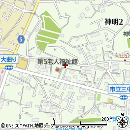 東京都武蔵村山市神明2丁目20-3周辺の地図