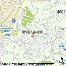 東京都武蔵村山市神明2丁目20-2周辺の地図
