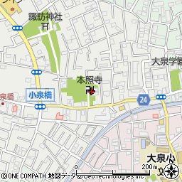 東京都練馬区西大泉3丁目11-3周辺の地図