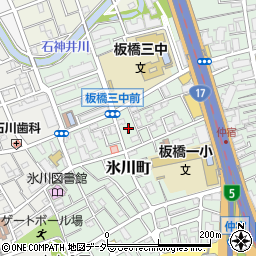 東京都板橋区氷川町17周辺の地図