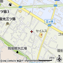 東京都武蔵村山市三ツ藤3丁目51-6周辺の地図