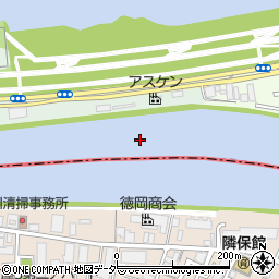隅田川周辺の地図