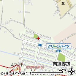 千葉県鎌ケ谷市西道野辺2周辺の地図