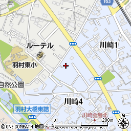 東京都羽村市川崎4丁目5周辺の地図