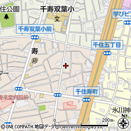 東京都足立区千住寿町37周辺の地図