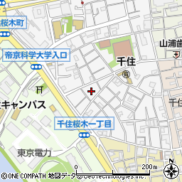 東京都足立区千住元町9周辺の地図