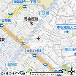 東京都板橋区弥生町56周辺の地図