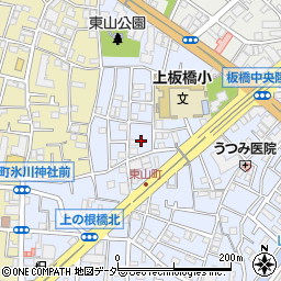 東京都板橋区東山町38周辺の地図
