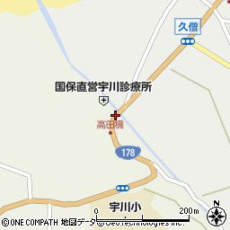 京丹後市国民健康保険直営宇川診療所・歯科周辺の地図