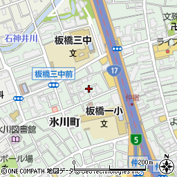 東京都板橋区氷川町16周辺の地図