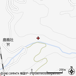 荻原沢周辺の地図