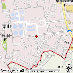 千葉県松戸市栗山100周辺の地図