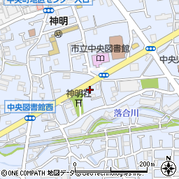 東京都東久留米市中央町2丁目周辺の地図