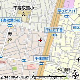 東京都足立区千住寿町35周辺の地図