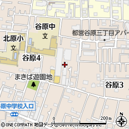 株式会社日東商会　谷原配送センター周辺の地図