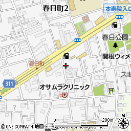 中央石油株式会社　春日町Ｓ・Ｓ周辺の地図