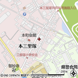 千葉県成田市本三里塚128周辺の地図