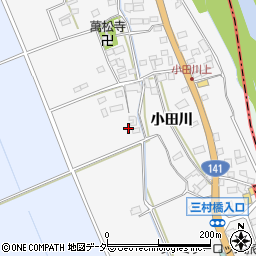 山梨県韮崎市中田町小田川351-1周辺の地図
