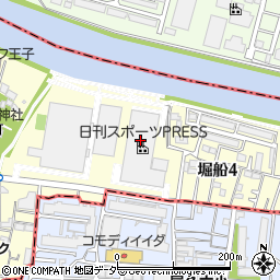 株式会社日刊スポーツＰＲＥＳＳ　王子工場周辺の地図