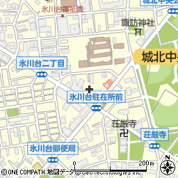 東京都練馬区氷川台2丁目12周辺の地図