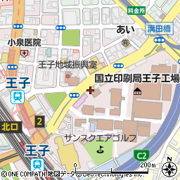 東京都北区王子1丁目6-6周辺の地図