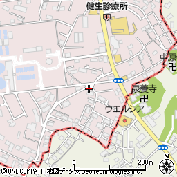 千葉県松戸市栗山77周辺の地図