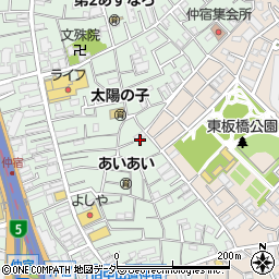 東京都板橋区仲宿30周辺の地図