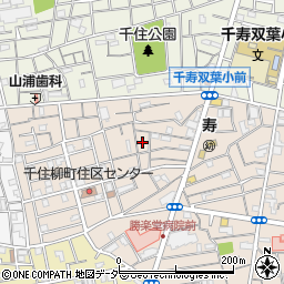 東京都足立区千住柳町30周辺の地図