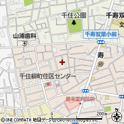 東京都足立区千住柳町27周辺の地図