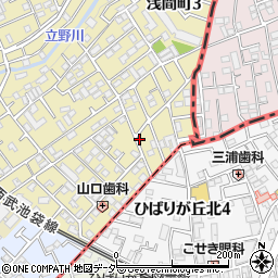 ビルメン　東京営業所周辺の地図