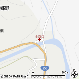 土京口周辺の地図