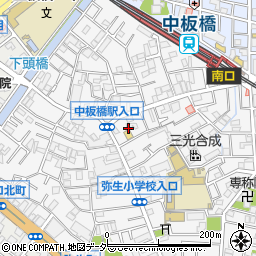 東京都板橋区弥生町27周辺の地図