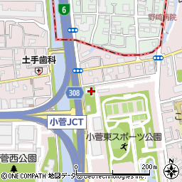 小菅神社周辺の地図