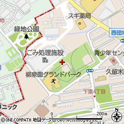 東京都東久留米市下里4丁目3周辺の地図