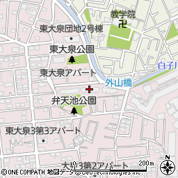 都営東大泉アパート１３号棟周辺の地図