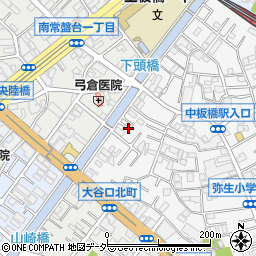 東京都板橋区弥生町55周辺の地図