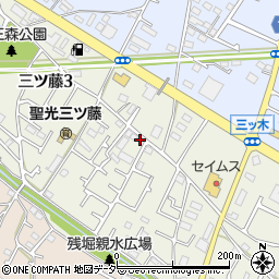 東京都武蔵村山市三ツ藤3丁目45-2周辺の地図