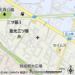 東京都武蔵村山市三ツ藤3丁目45-1周辺の地図