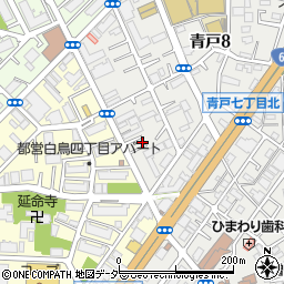 東京都葛飾区青戸8丁目2周辺の地図