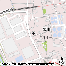 千葉県松戸市栗山283周辺の地図