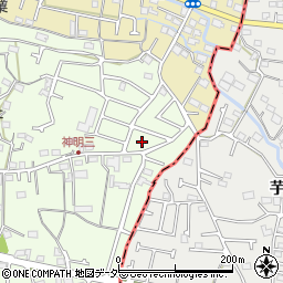 東京都武蔵村山市神明2丁目113-14周辺の地図