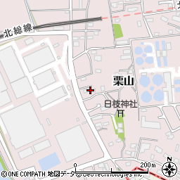 千葉県松戸市栗山282周辺の地図
